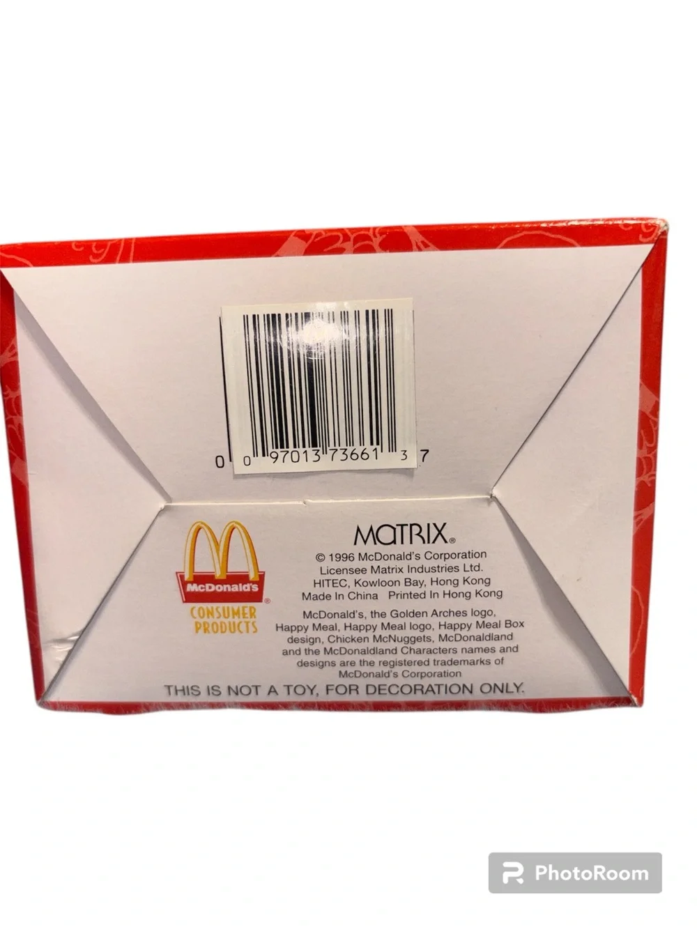 MCDONALDS MATRIX KMART COLLECTIBLES CHRISTMAS ORNAMENT Santa Sleigh apple 96